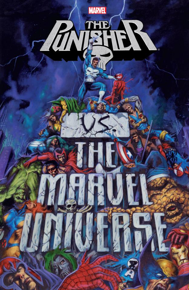 Punisher vs. the Marvel Universe cover — © Marvel