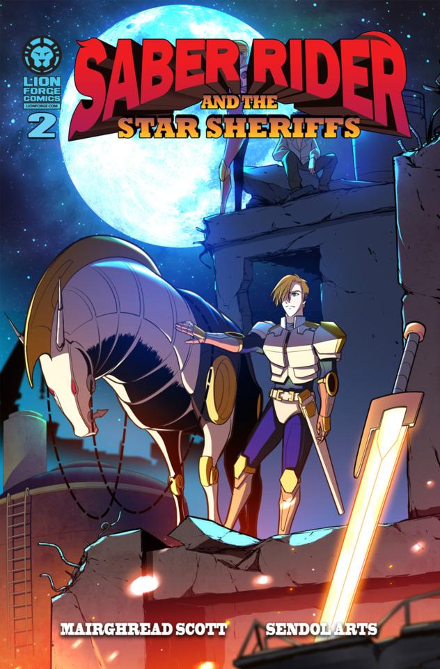 Saber Rider and the Star Sheriffs #2 cover