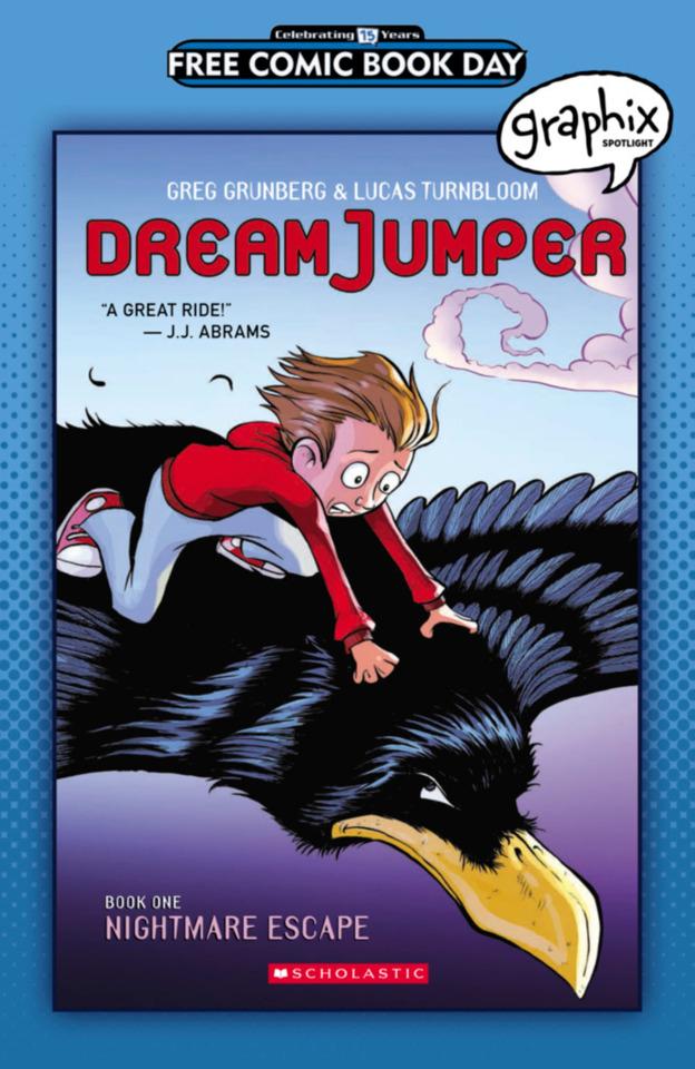 Graphix Spotlight: Dream Jumper cover — © Scholastic Book Services
