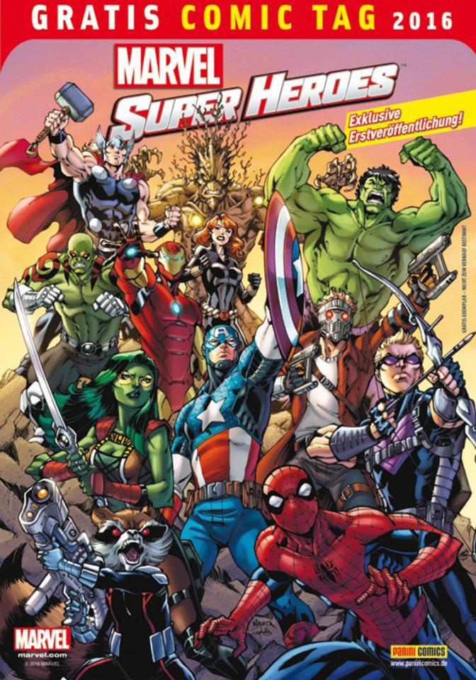 Marvel Super Heroes Gratis Comic Tag 2016 cover — © Panini Verlag