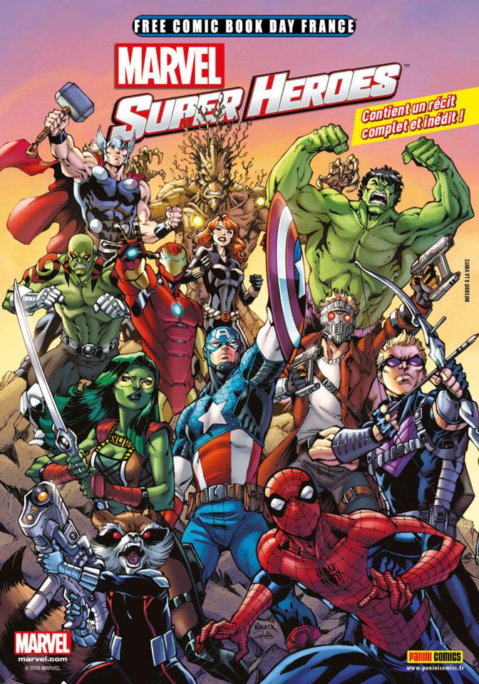 Marvel Super Heroes Free Comic Book Day France cover — © Panini France
