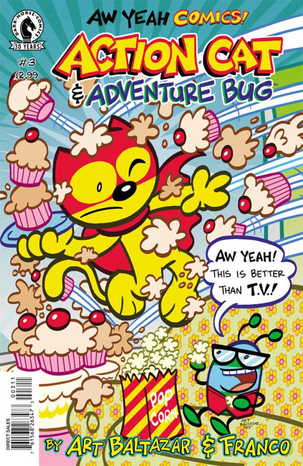 Aw Yeah Comics: Action Cat & Adventure Bug! #3