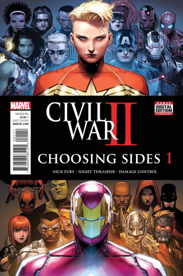 Civil War II: Choosing Sides cover — © Marvel
