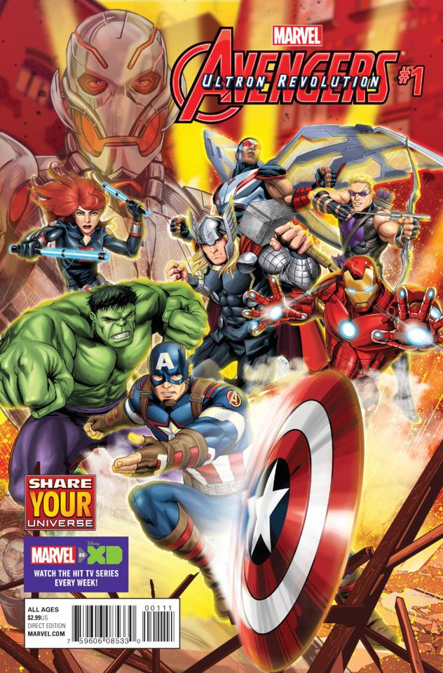 Marvel Universe Avengers: Ultron Revolution cover — © Marvel