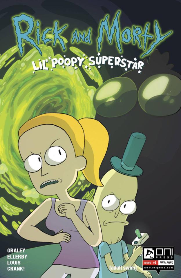Rick and Morty: Lil' Poopy Superstar cover — © Oni Press