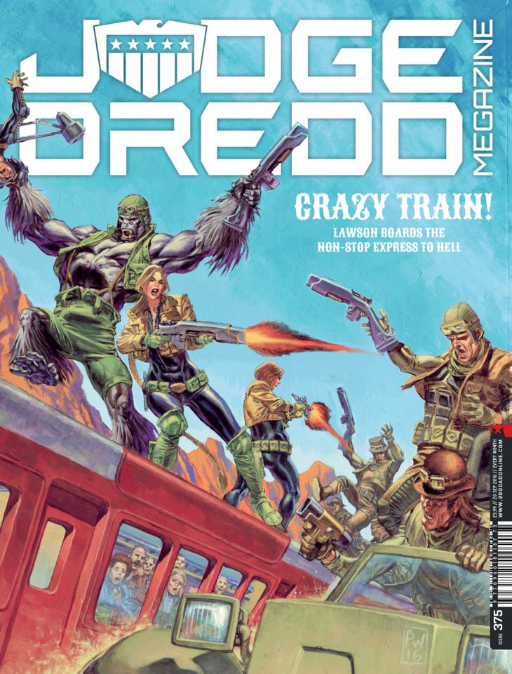 Judge Dredd Megazine #375 cover
