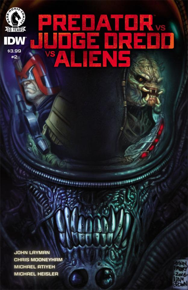 Predator Vs. Judge Dredd Vs. Aliens #2
