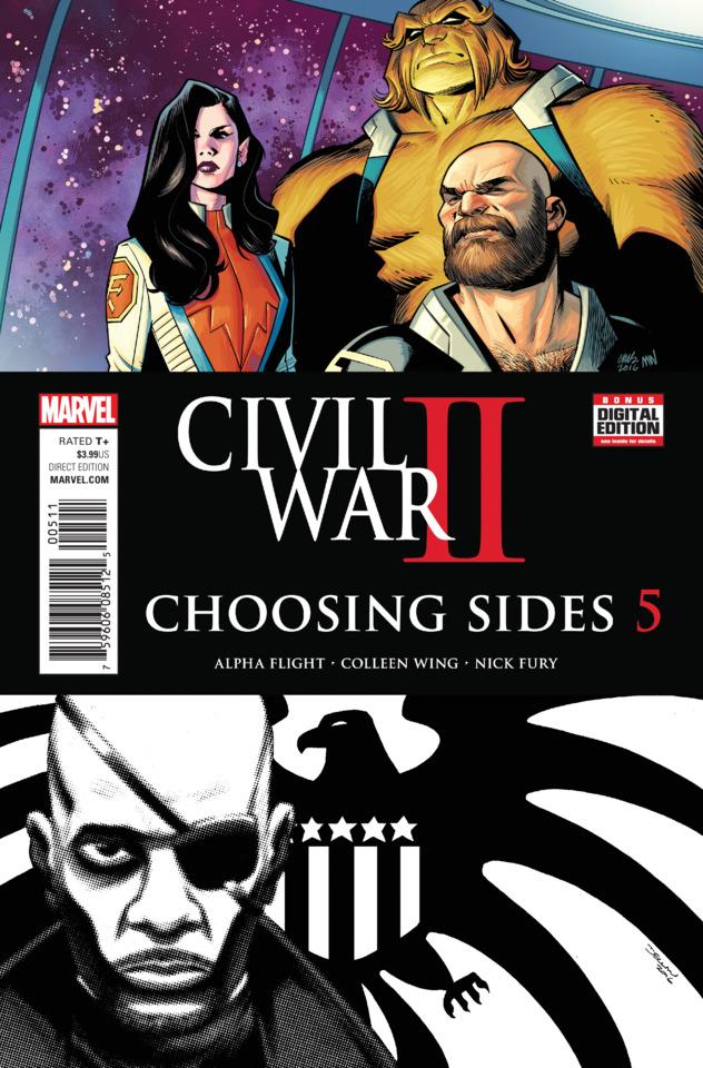 Civil War II: Choosing Sides #5 cover