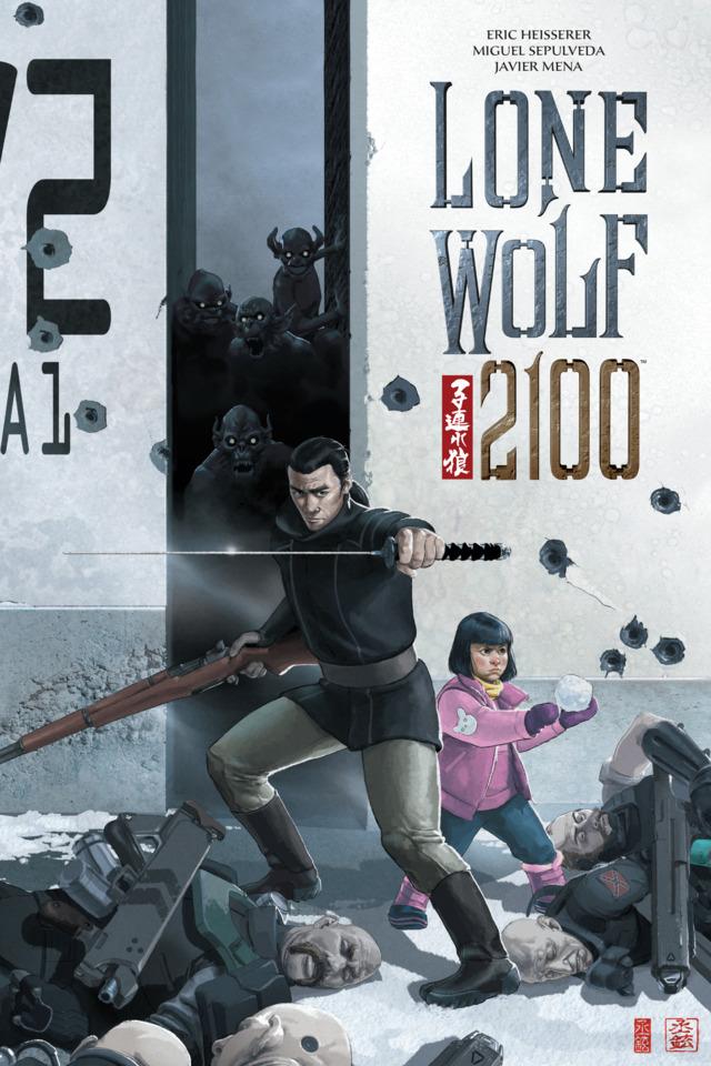 Lone Wolf 2100: Chase the Setting Sun cover — © Dark Horse Comics
