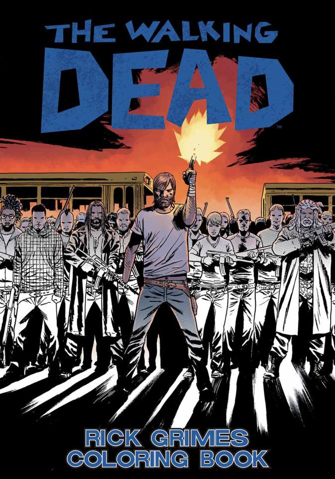 The Walking Dead: Rick Grimes Coloring Book cover — © Image
