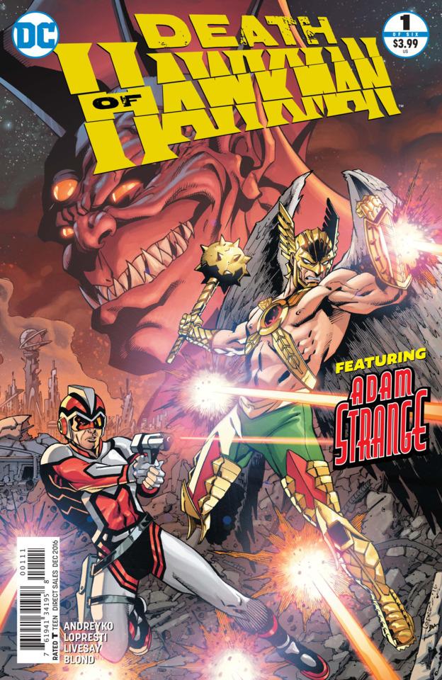 Death of Hawkman #1 cover