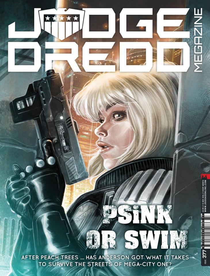 Judge Dredd Megazine #377 cover