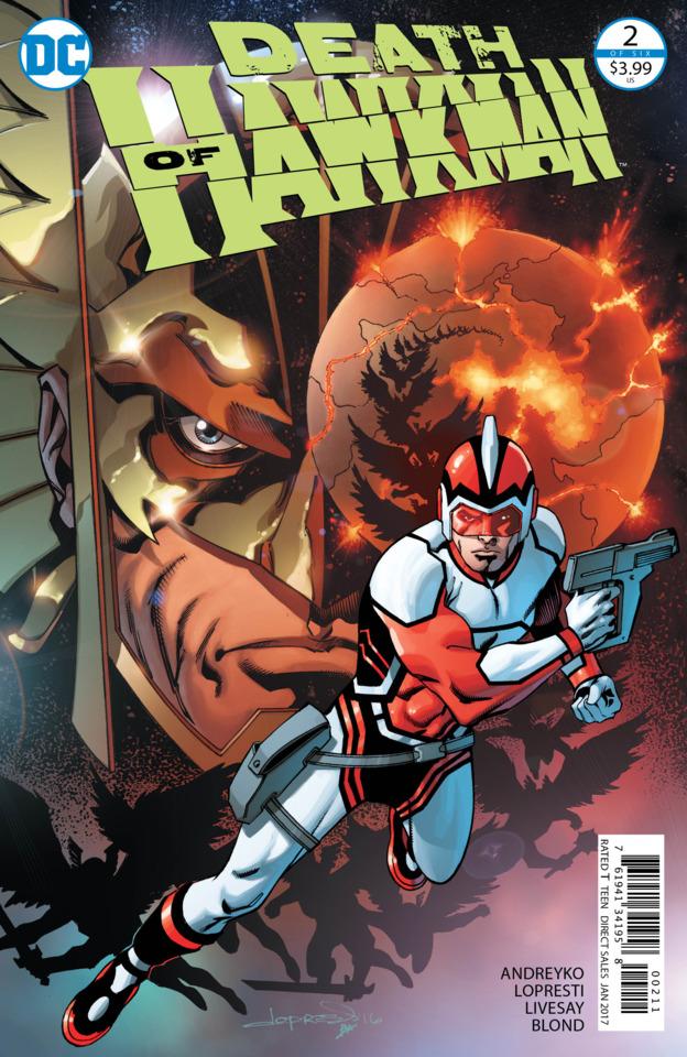 Death of Hawkman #2 cover
