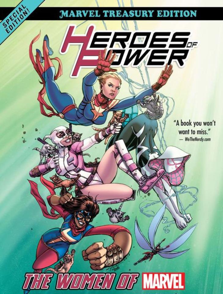Heroes of Power: The Women of Marvel - All-New Marvel Treasury Edition cover — © Marvel