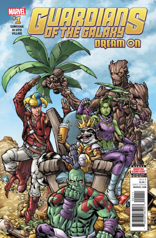 Guardians of the Galaxy: Dream On cover — © Marvel