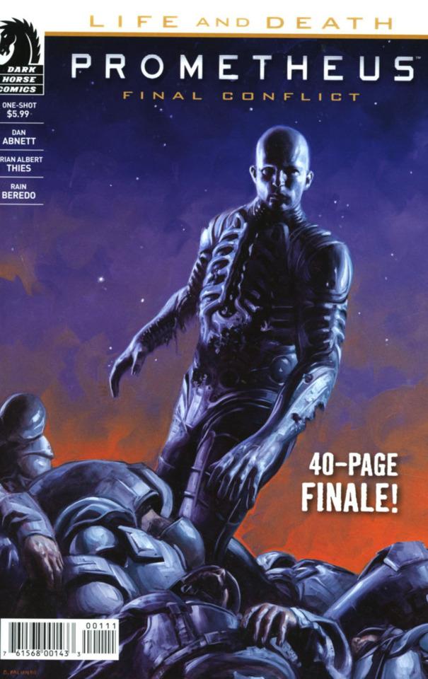 Prometheus: Life And Death—Final Conflict #1 cover