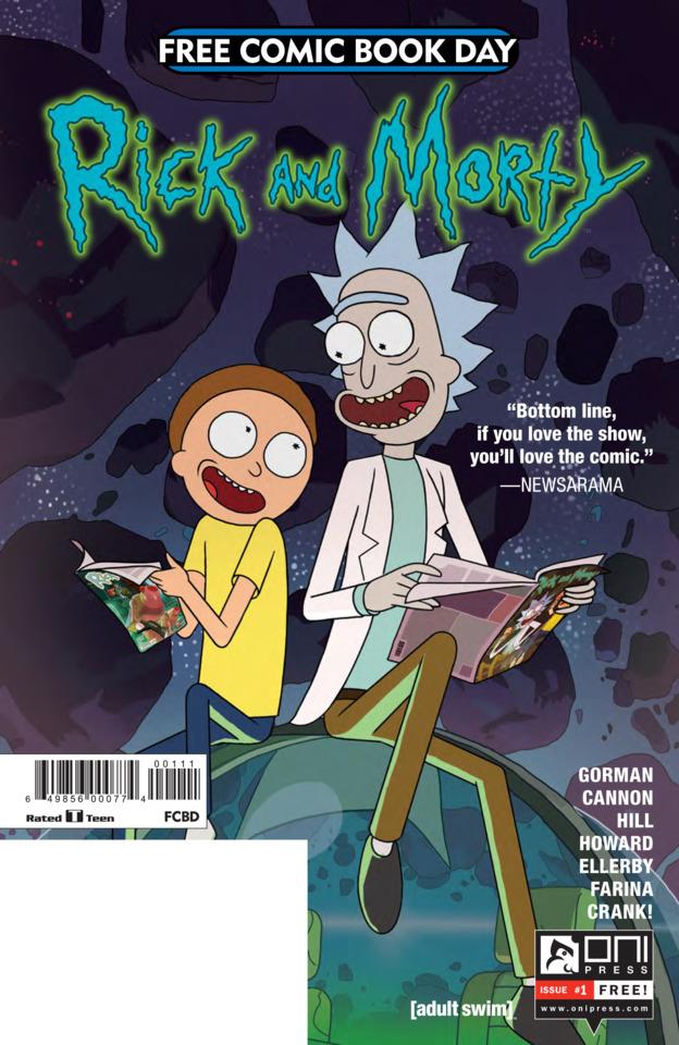 Rick and Morty: Free Comic Book Day 2017 #1 cover