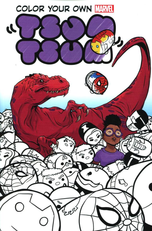 Color Your Own Marvel Tsum Tsum cover — © Marvel