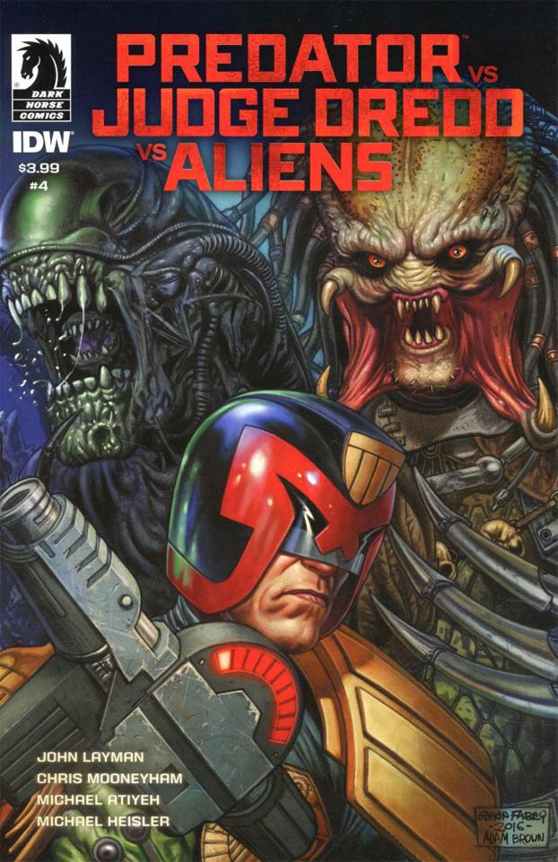Predator Vs. Judge Dredd Vs. Aliens #4