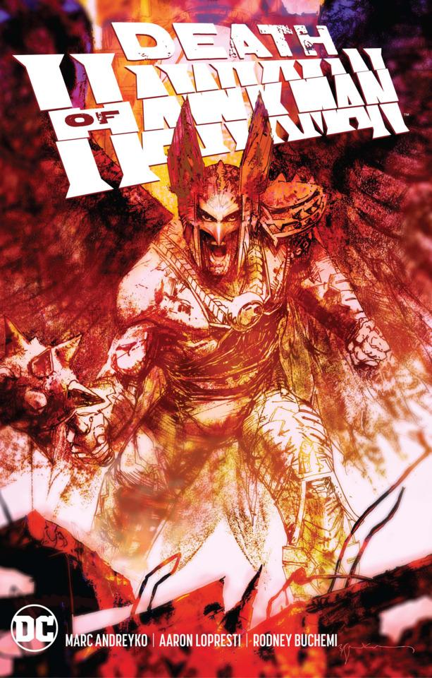 The Death of Hawkman #1 cover
