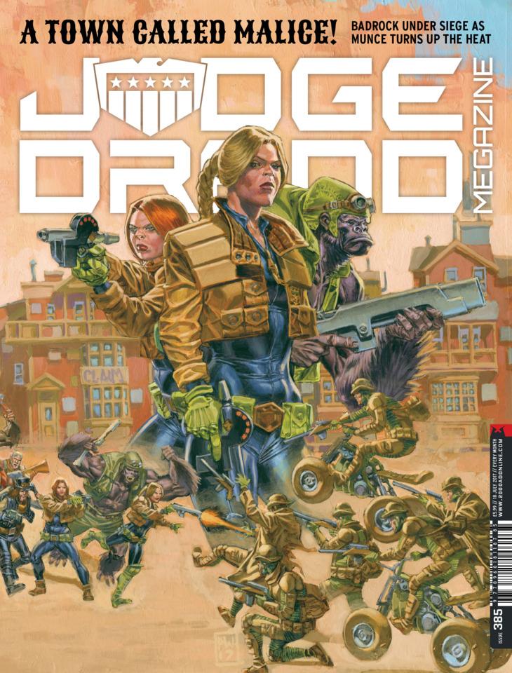 Judge Dredd Megazine #385 cover