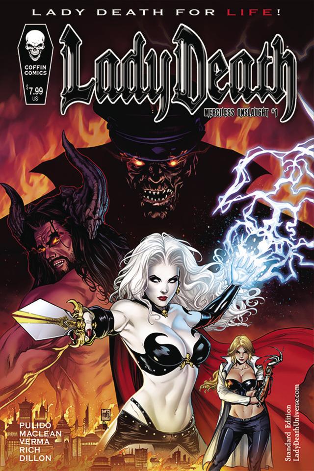 Lady Death: Merciless Onslaught #1 cover