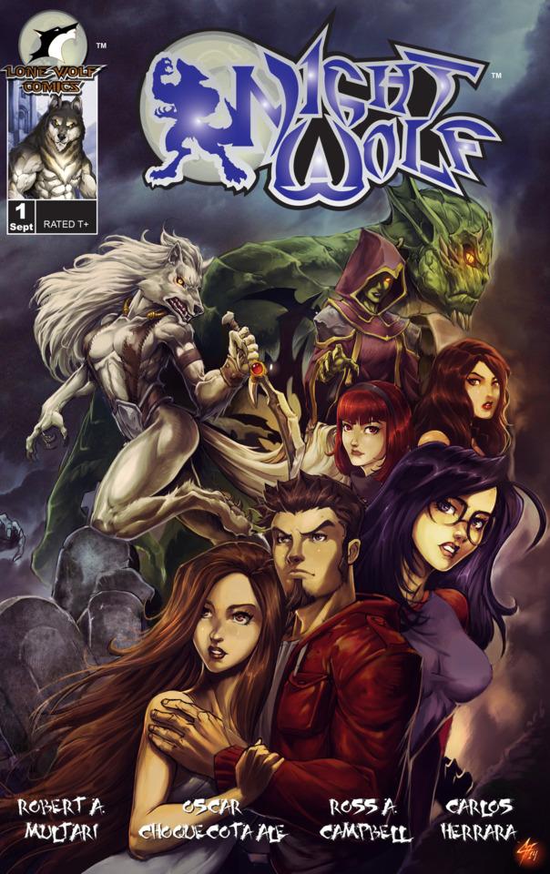 Night Wolf cover — © Lone Wolf Comics