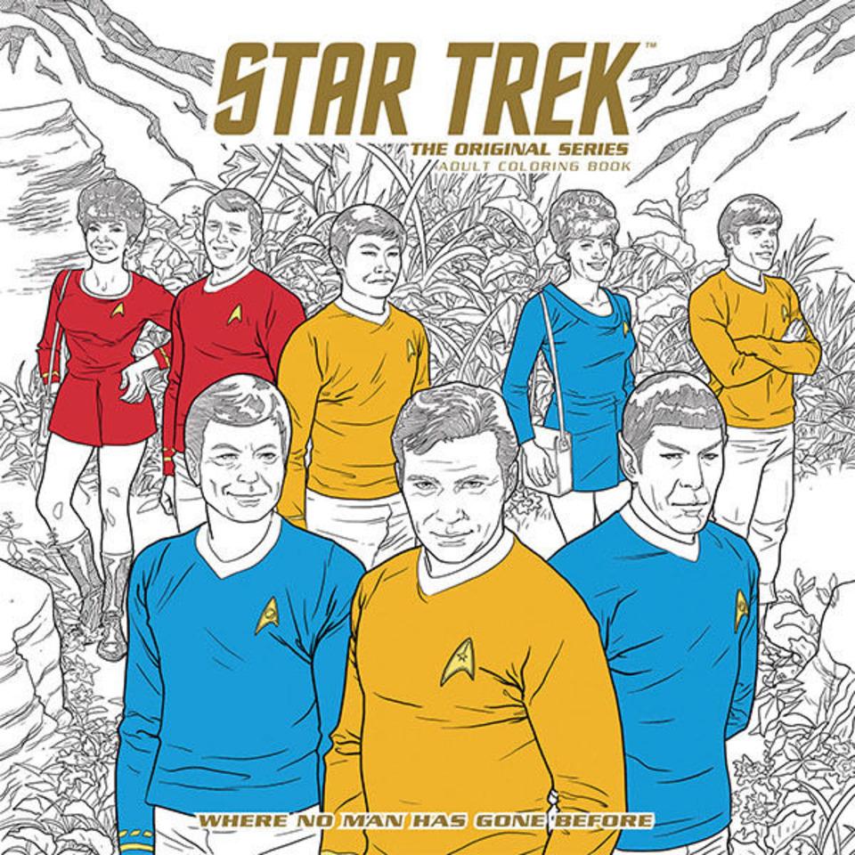 Star Trek: The Original Series Adult Coloring Book – Where No Man Has Gone Before