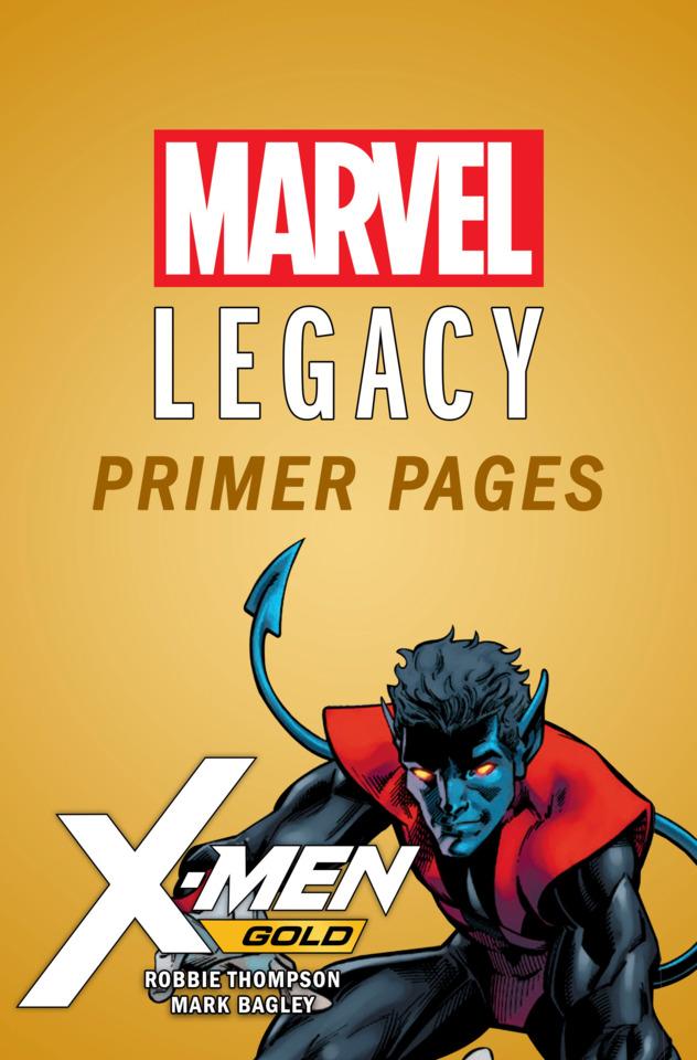 X-Men: Gold - Marvel Legacy Primer Pages