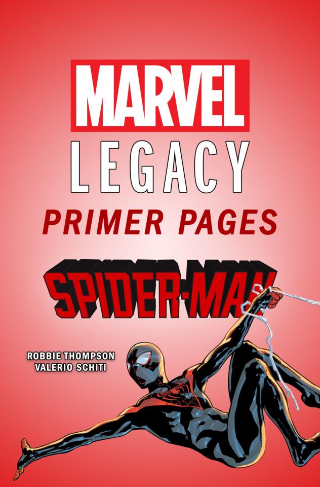Spider-Man - Marvel Legacy Primer Pages cover — © Marvel Comics
