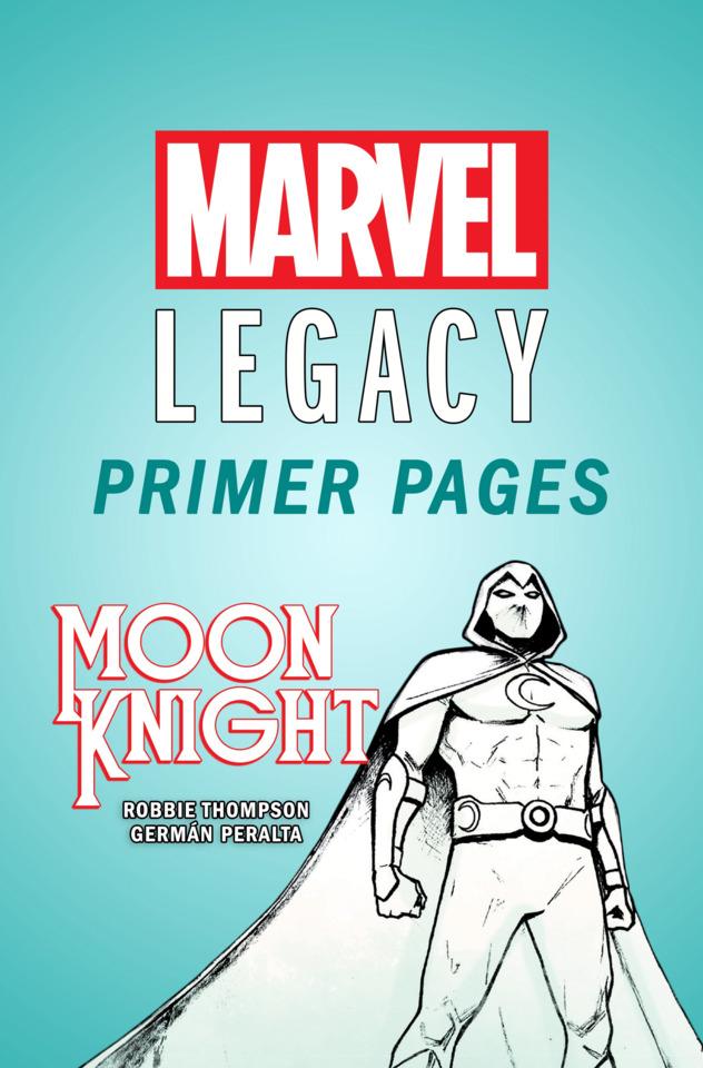 Moon Knight - Marvel Legacy Primer Pages cover — © Marvel