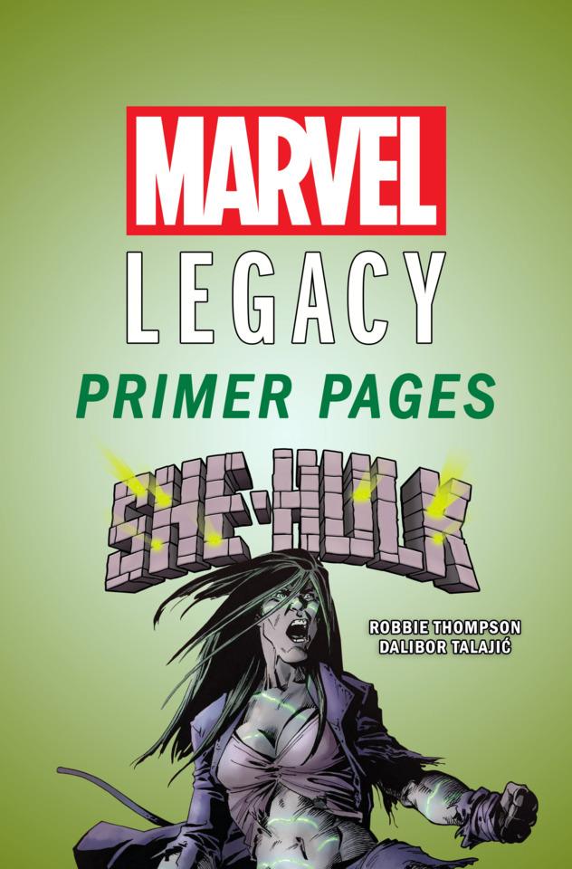 She-Hulk - Marvel Legacy Primer Pages