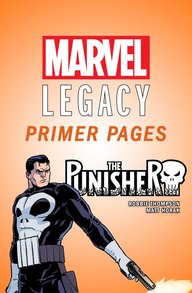 Punisher - Marvel Legacy Primer Pages cover — © Marvel