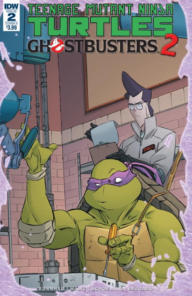 Teenage Mutant Ninja Turtles/Ghostbusters 2 #2 cover