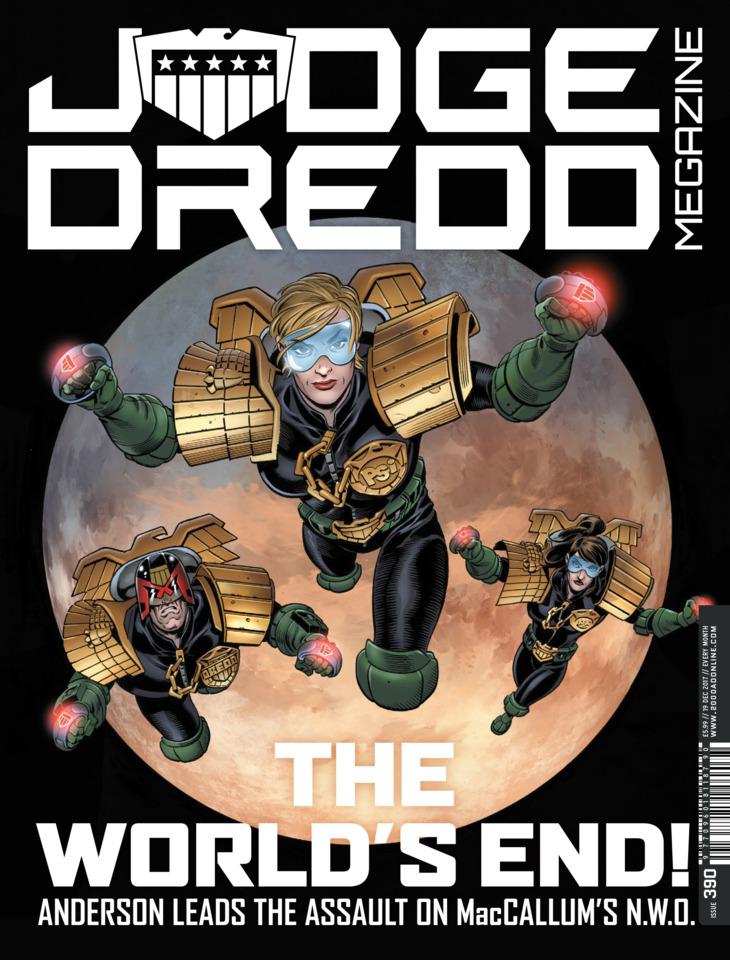 Judge Dredd Megazine #390 cover
