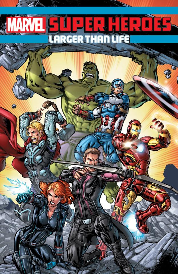 Marvel Super Heroes: Larger Than Life cover — © Marvel