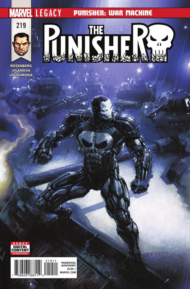 The Punisher #219 cover