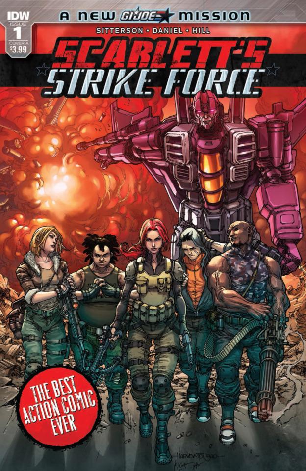 Scarlett's Strike Force cover — © IDW Publishing