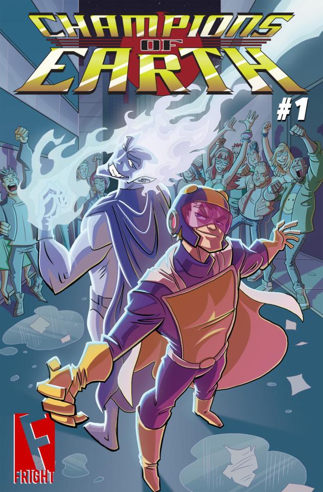 Champions of Earth cover — © Fright Comics