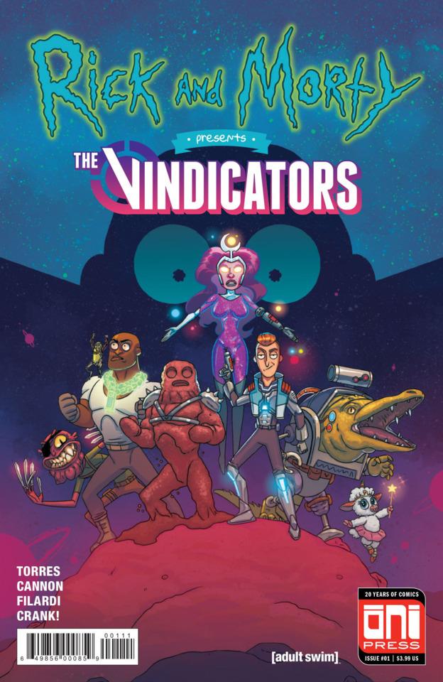 Rick and Morty Presents: The Vindicators #1 cover