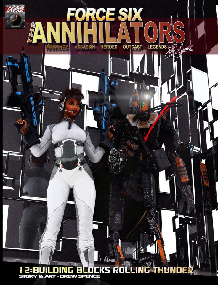 Force Six, The Annihilators #12 cover