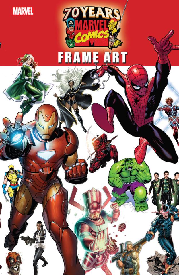 Marvel 70th Anniversary Frame Art cover — © Marvel