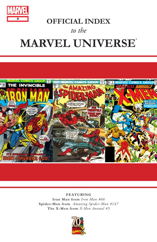 Official Index to the Marvel Universe #4