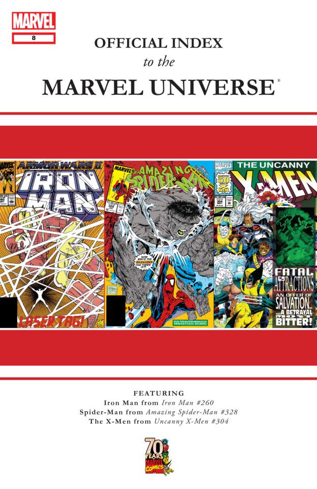 Official Index to the Marvel Universe #8