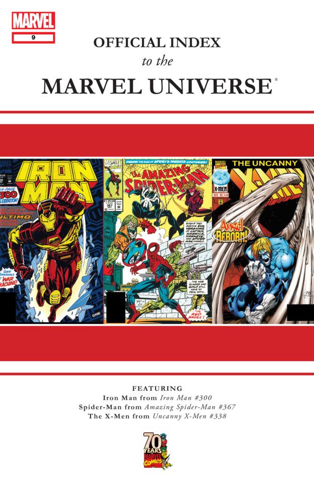 Official Index to the Marvel Universe #9