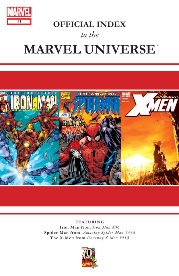 Official Index to the Marvel Universe #11