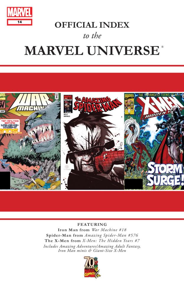 Official Index to the Marvel Universe #14