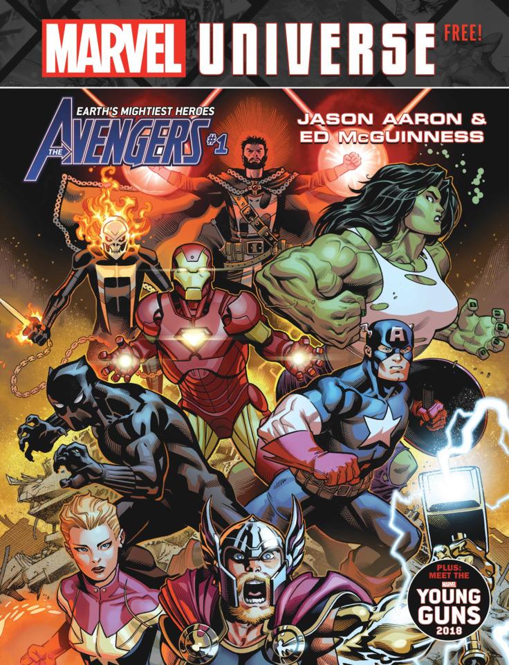 Marvel Universe Magazine cover — © Marvel