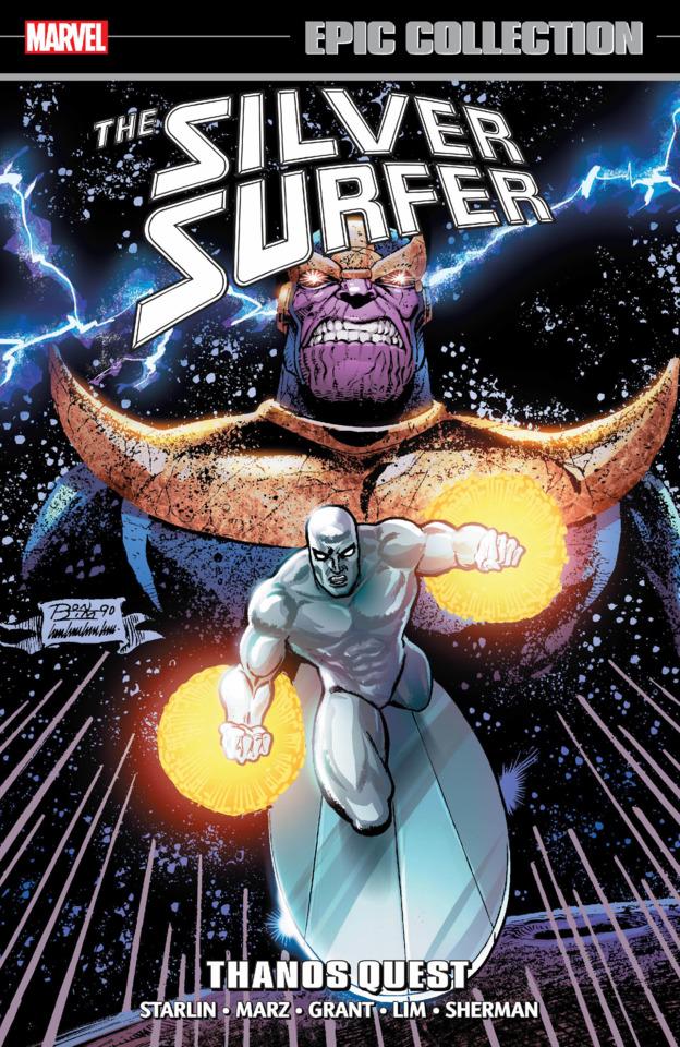 Silver Surfer Epic Collection: Thanos Quest cover — © Marvel