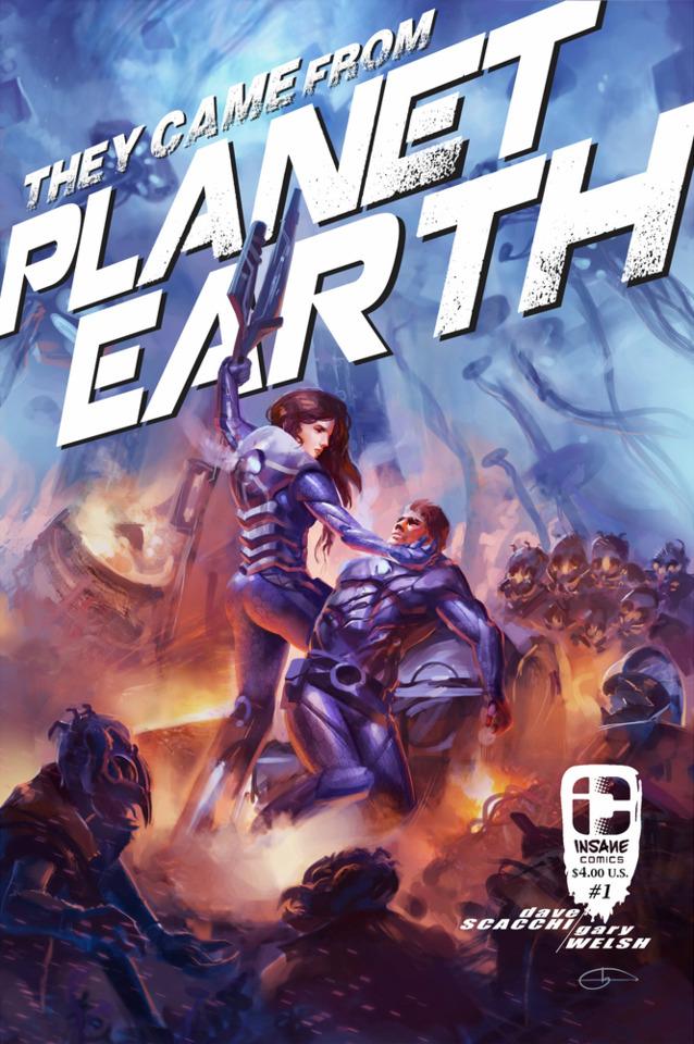 They Came From Planet Earth cover — © Insane Comics